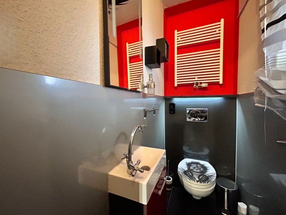 G�ste-WC Doppelhaush�lfte Hauptstuhl