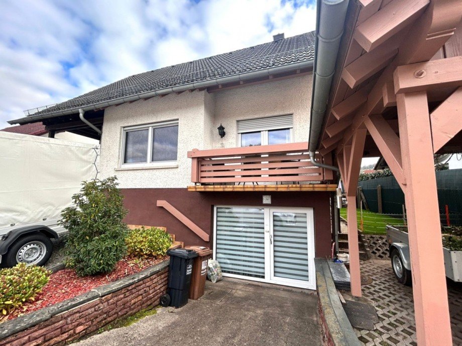 R�ckansicht Doppelhaush�lfte Hauptstuhl