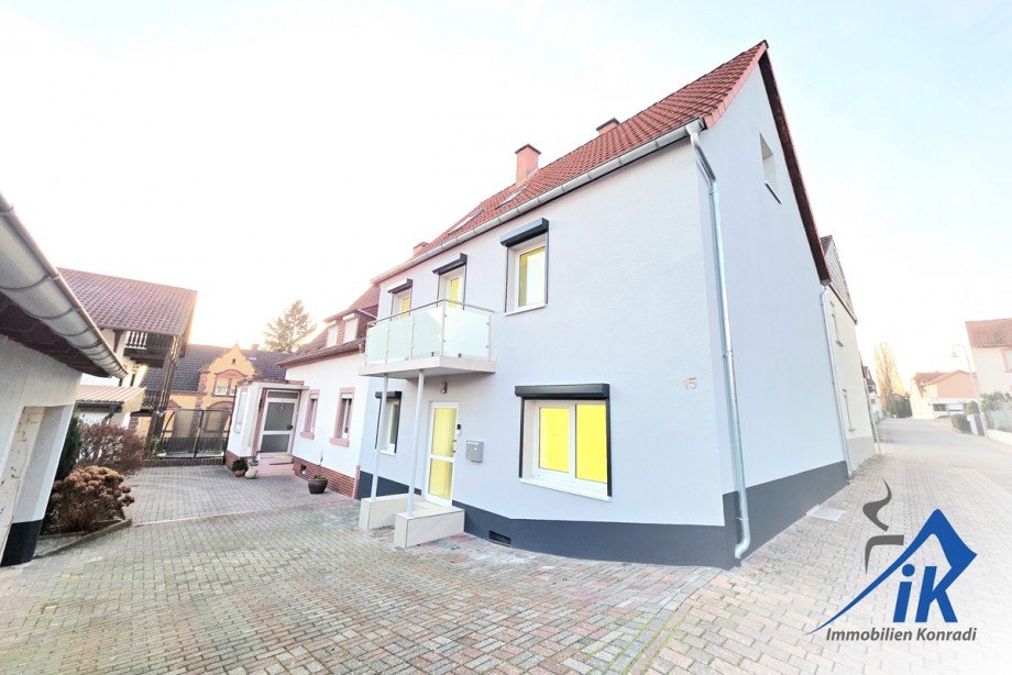 Au�enansicht Doppelhaush�lfte Rodenbach