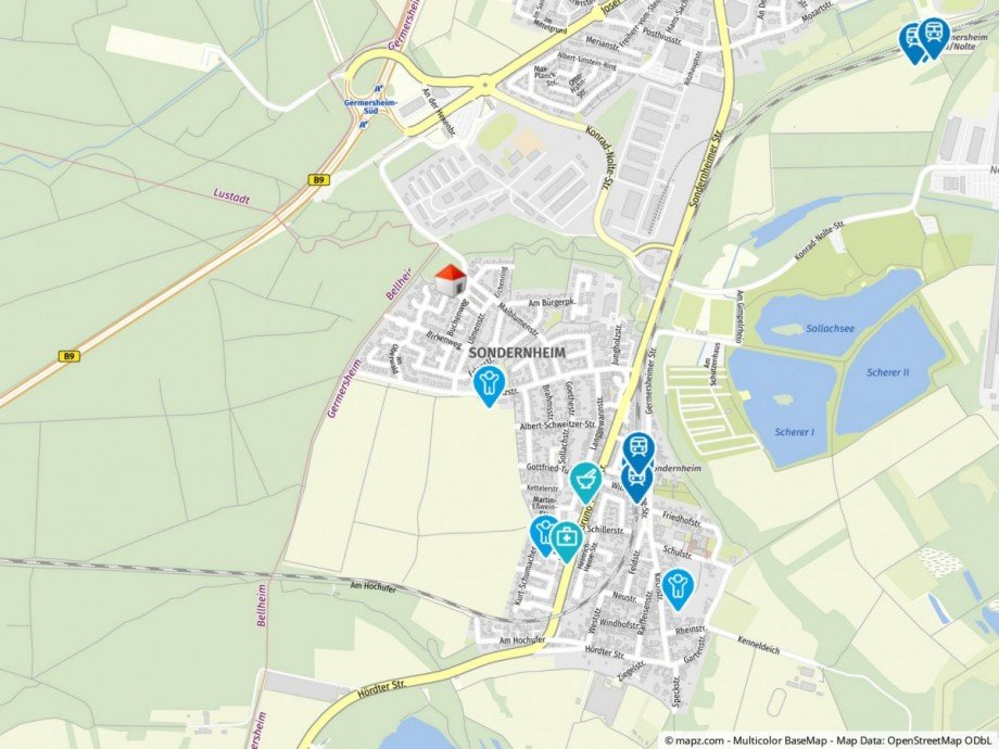 Map Einfamilienhaus Germersheim