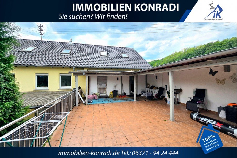 Terasse Zweifamilienhaus Sankt Julian