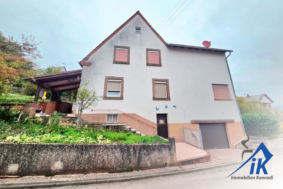 Frontansicht Einfamilienhaus Theisbergstegen / Godelhausen