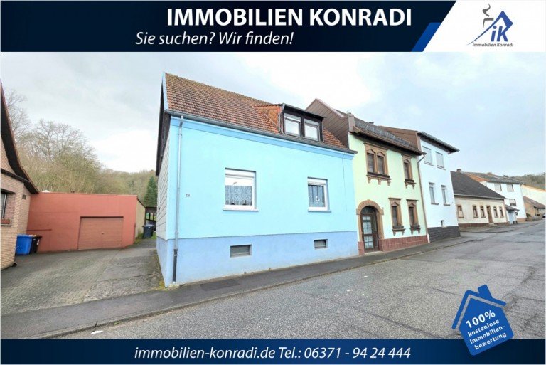 Au�enansicht Homburg / Kirrberg Zweifamilienhaus IK| Kirrberg: Charmantes Zweifamilienhaus in der N�he des Universit�tsklinikums des Saarlandes