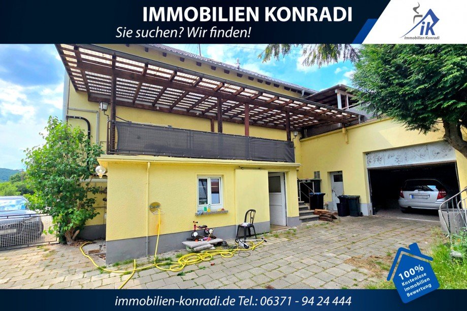 R�ckansicht Zweifamilienhaus Sankt Julian