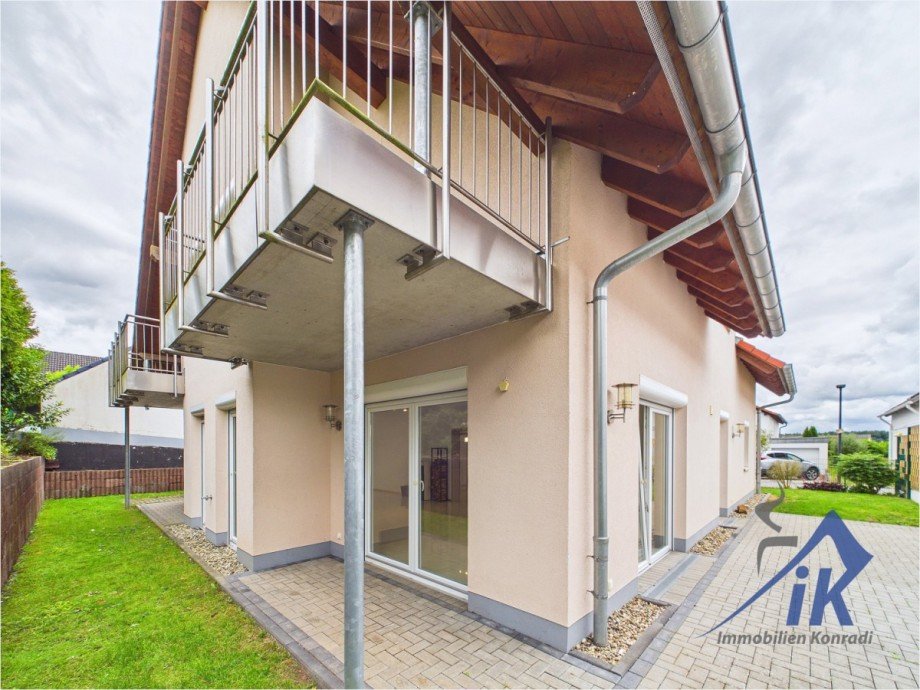 R�ckansicht Einfamilienhaus Weilerbach