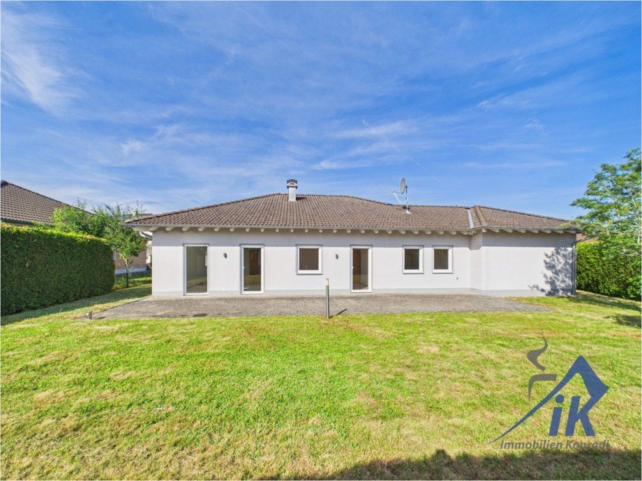 R�ckansicht Bungalow Herschberg