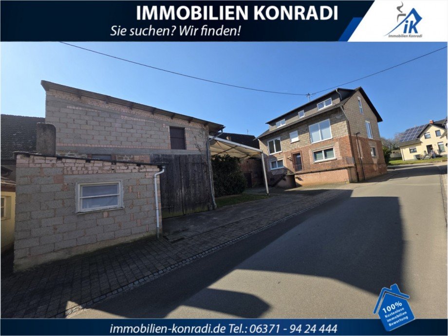 Au�enansicht Zweifamilienhaus Mehlbach