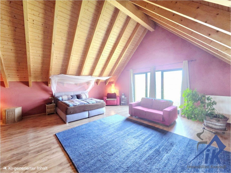 Schlafzimmer OG Einfamilienhaus Gro�bundenbach