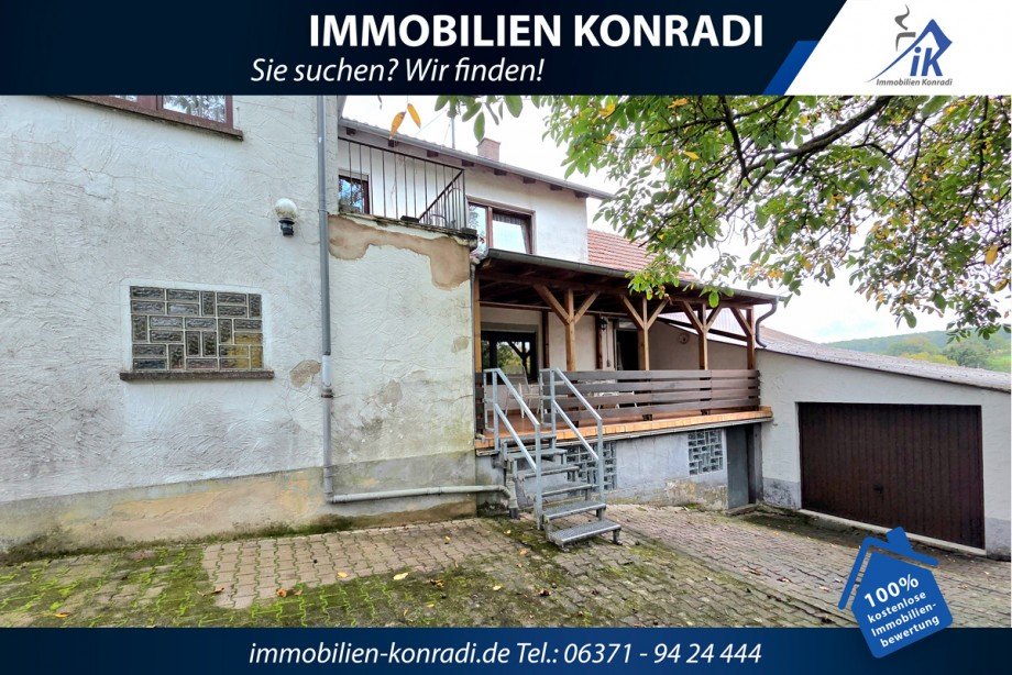 R�ckansicht Einfamilienhaus Frohnhofen
