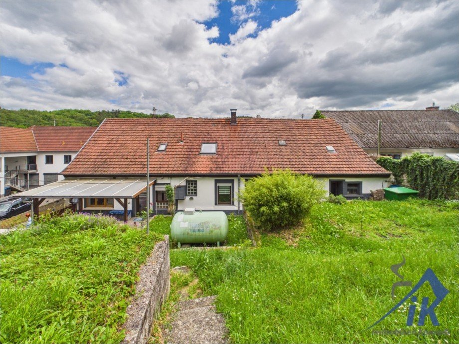 R�ckansicht Zweifamilienhaus Offenbach-Hundheim