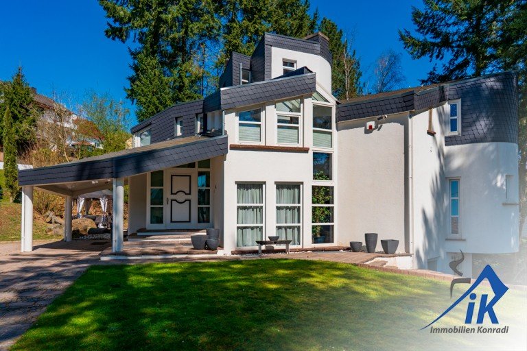 Au�enansicht Altenglan Villa IK | Altenglan: Exklusive Architektenvilla - Design, Eleganz & Wohnen auf h�chstem Niveau