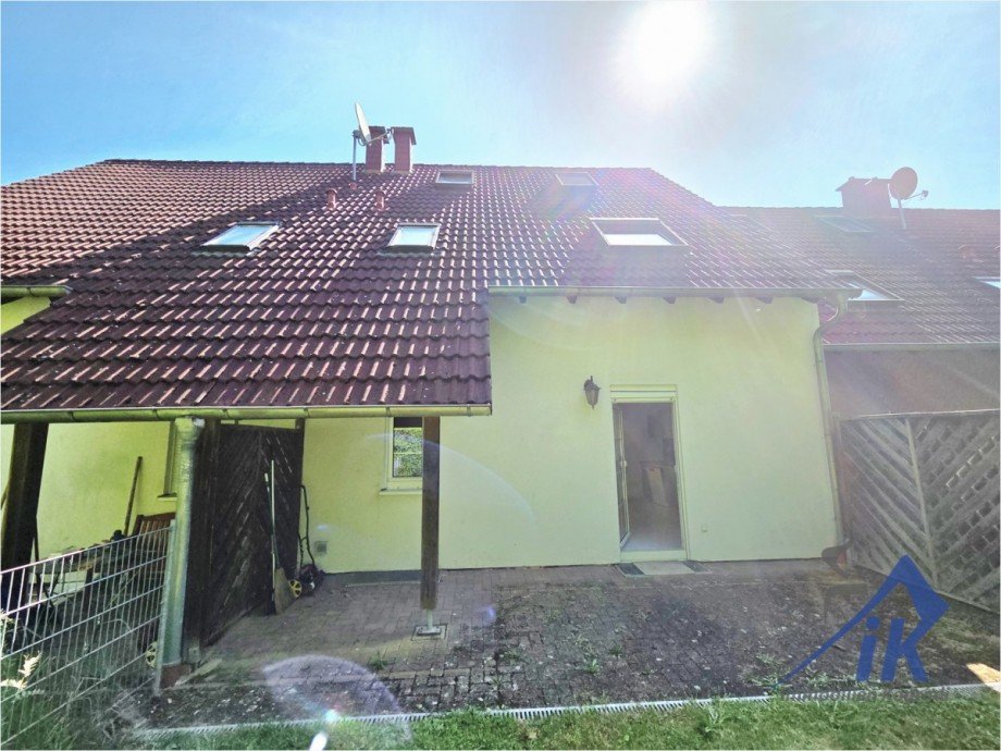 Gartenansicht Reihenmittelhaus Oberstaufenbach
