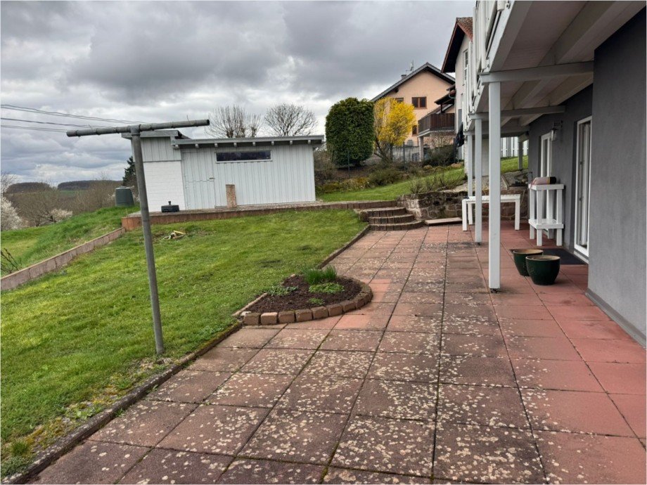 Terrasse Etagenwohnung Hermersberg