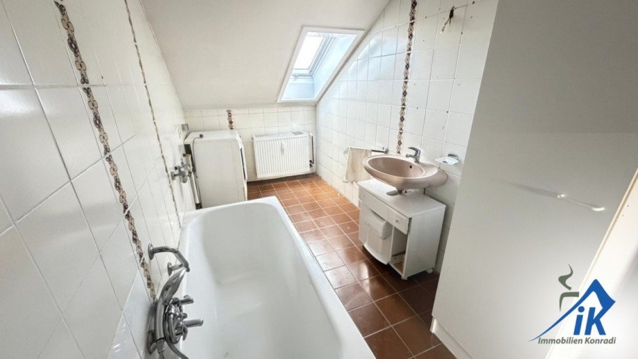 Badezimmer Dachgeschosswohnung Schauerberg