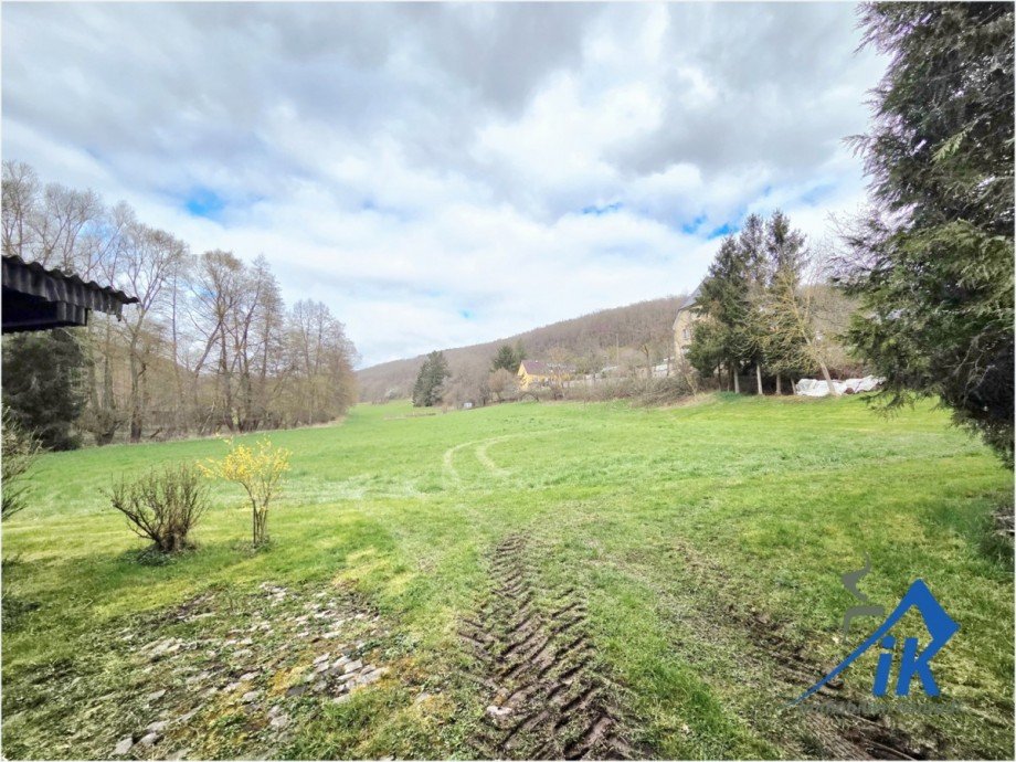 Wiesenlandschaft Zweifamilienhaus L�llbach