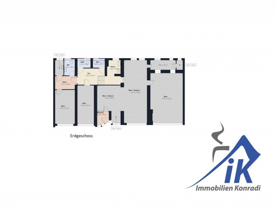 Grundriss B�ro B�rofl�che Westheim