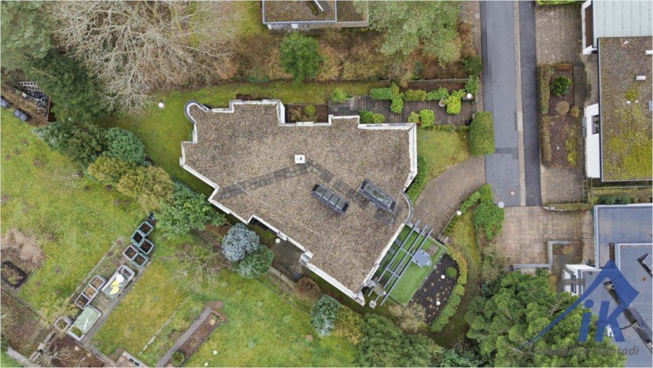 Luftaufnahme Villa Homburg-Sanddorf